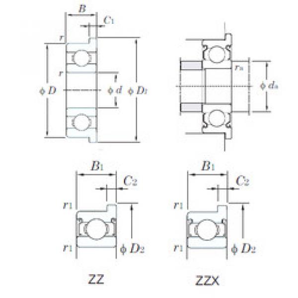 Подшипник WMLF2508ZZ KOYO #1 image