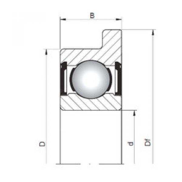 Подшипник FL617/3 ZZ ISO #1 image