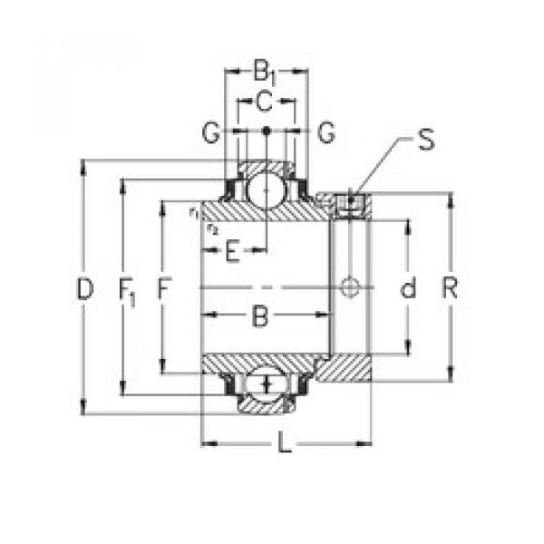 Подшипник GE75-KRRB NKE #1 image