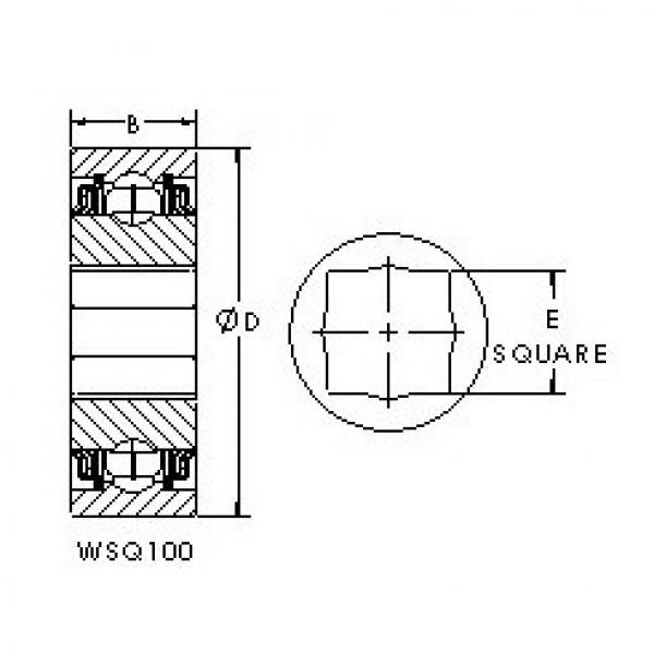 Подшипник GWSQ111-108 AST #1 image