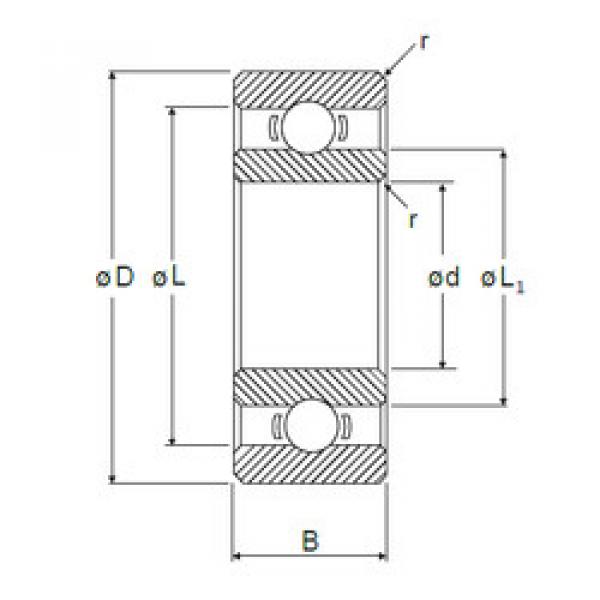 Подшипник L-1060 NMB #1 image