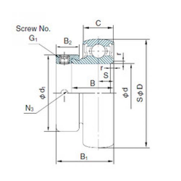 Подшипник MU002+ER NACHI #1 image