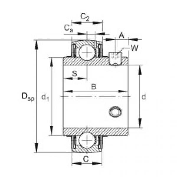 Подшипник UC203-11 FAG #1 image