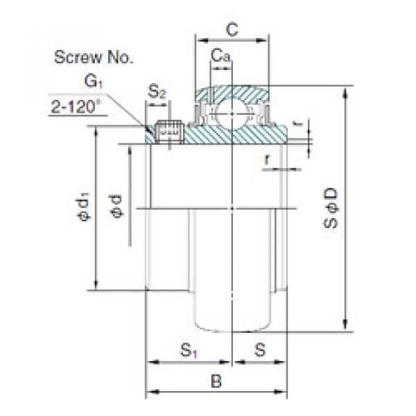 Подшипник UC202 NACHI #1 image