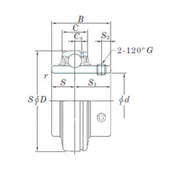 Подшипник UC207S6 KOYO #1 image