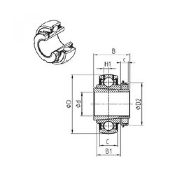 Подшипник UK209+H-23 SNR #1 image