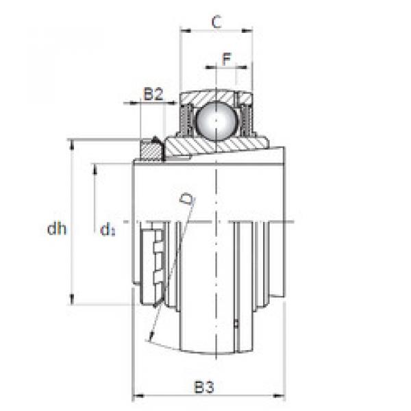 Подшипник UK208+H2308 CX #1 image