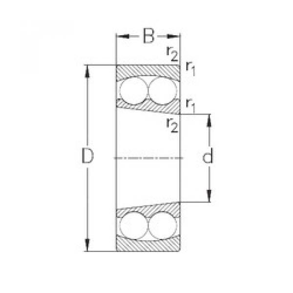 Подшипник 2305-K NKE #1 image