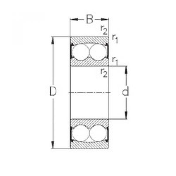 Подшипник 2204-2RS NKE #1 image