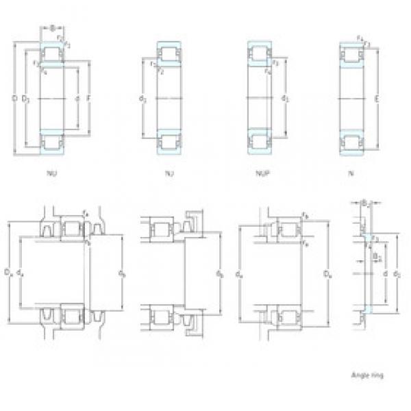 Подшипник NJ407 SKF #1 image