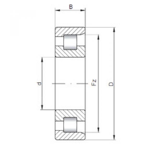 Подшипник NF2321 CX #1 image