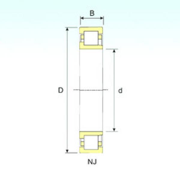 Подшипник NJ 244 ISB #1 image