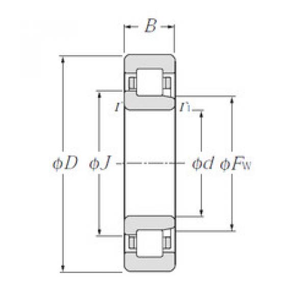 Подшипник NJ411 NTN #1 image