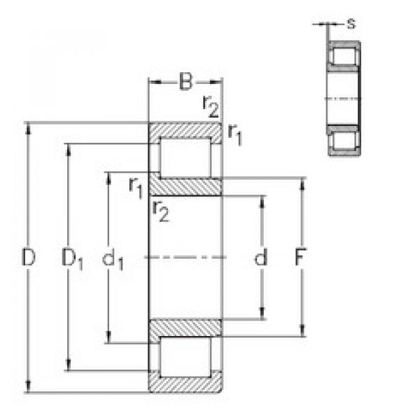 Подшипник NJ2312-VH NKE #1 image