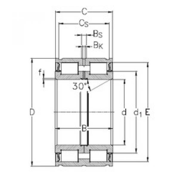 Подшипник NNF5005-2LS-V NKE #1 image