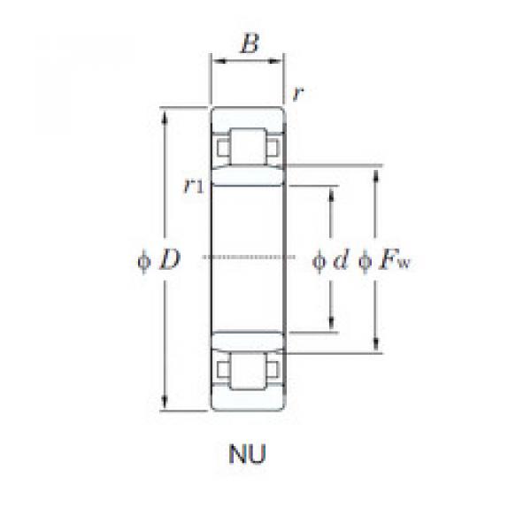 Подшипник NU1024 KOYO #1 image