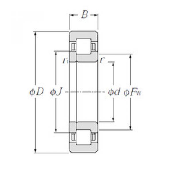 Подшипник NUP216E NTN #1 image