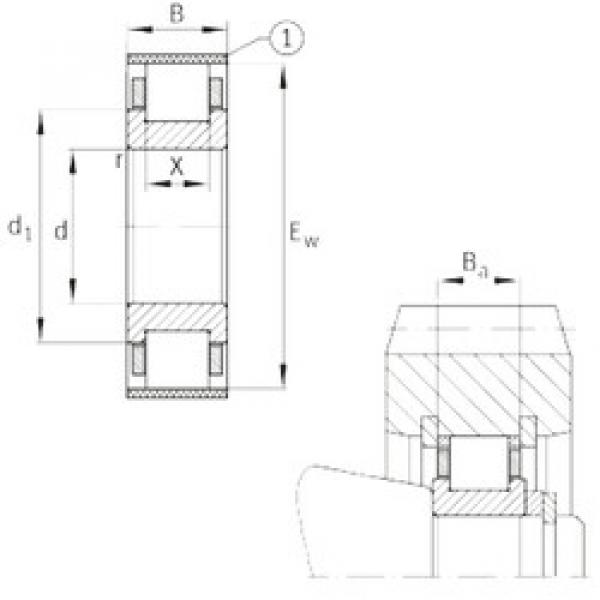 Подшипник RN312-E-MPBX FAG #1 image