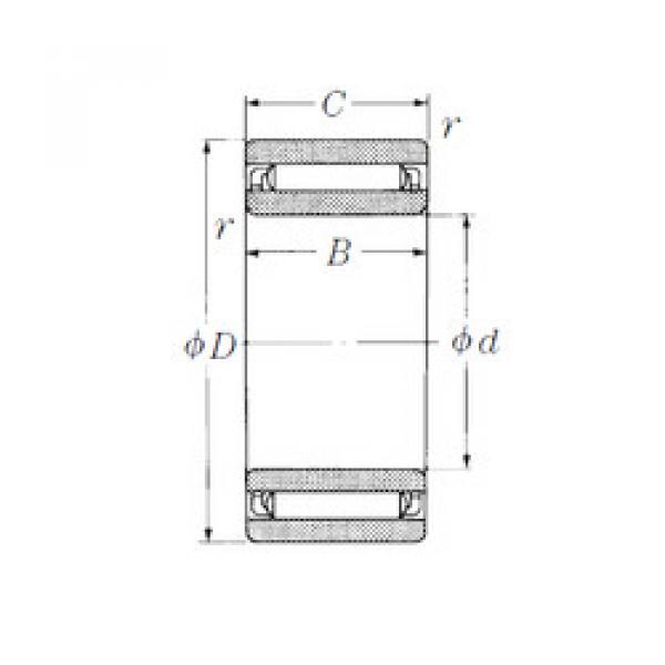 Подшипник NAF102612 NSK #1 image