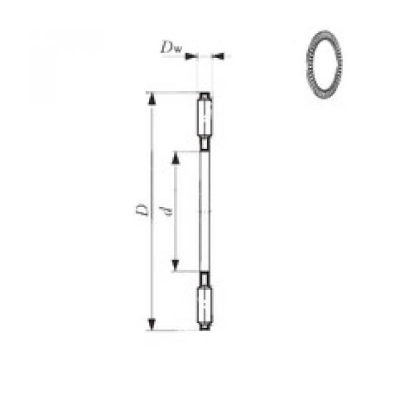 Подшипник NTB 1528 IKO #1 image