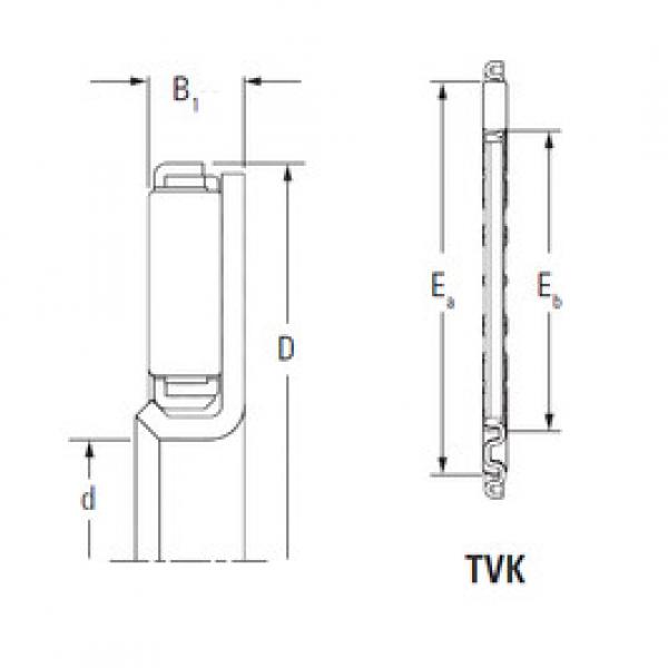 Подшипник TVK3757L KOYO #1 image