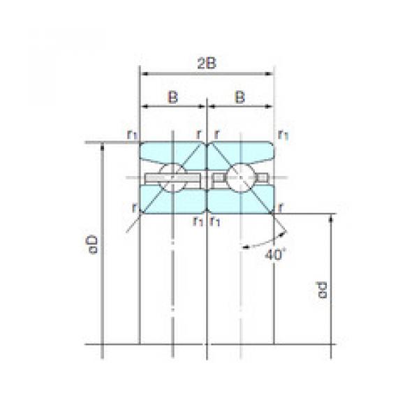 Подшипник 80TBH10DB NACHI #1 image