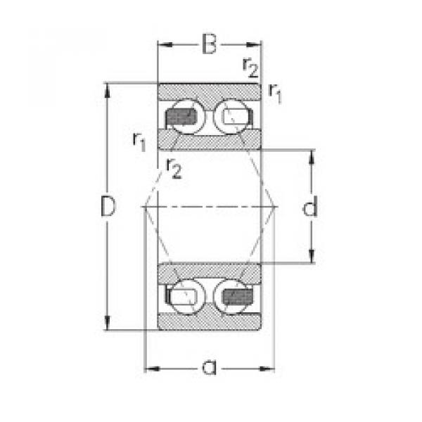 Подшипник 3208-B-TV NKE #1 image