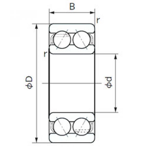 Подшипник 5205A NACHI #1 image