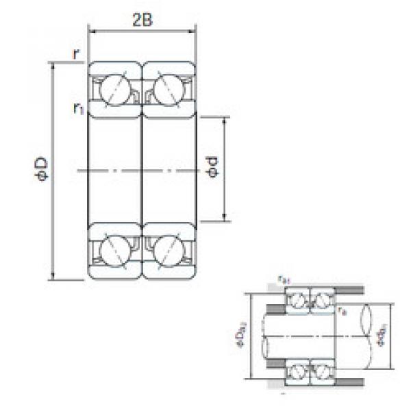 Подшипник 7201DB NACHI #1 image