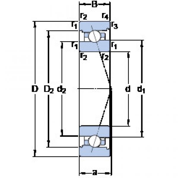 Подшипник 71907 ACB/P4A SKF #1 image