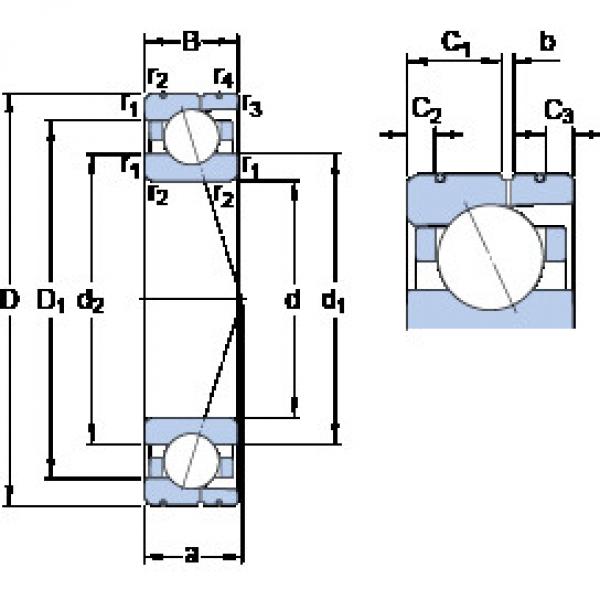 Подшипник 7010 ACD/P4AL SKF #1 image