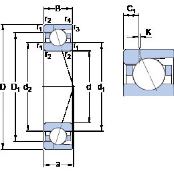 Подшипник 7028 ACD/P4AH1 SKF #1 image