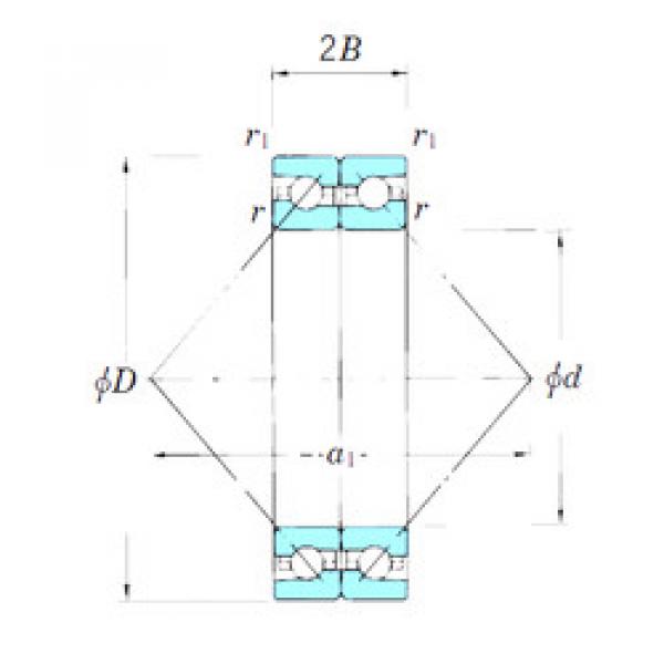 Подшипник ACT020BDB KOYO #1 image