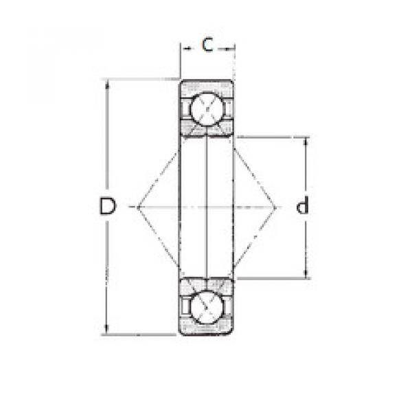 Подшипник QJ208 FBJ #1 image