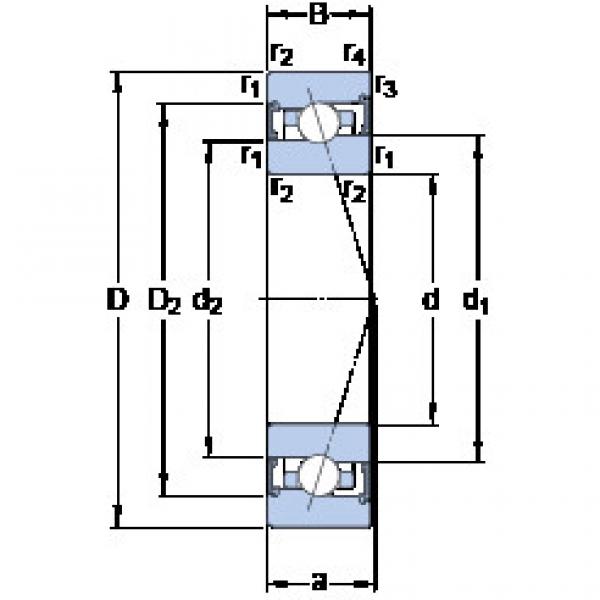 Подшипник S7019 ACB/HCP4A SKF #1 image