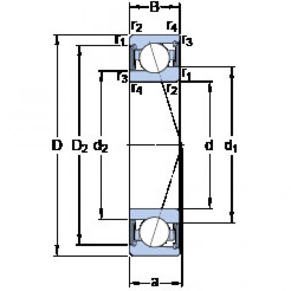 Подшипник S71910 CE/P4A SKF #1 image