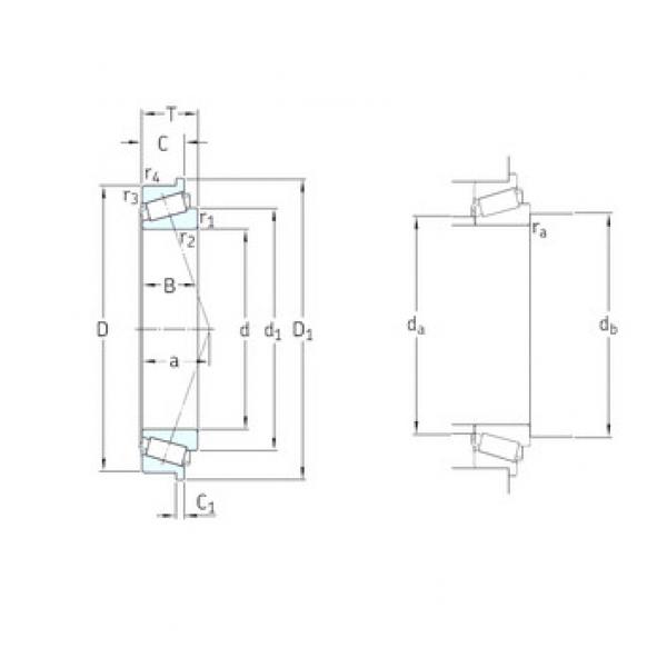 Подшипник 32008XR/QVA621 SKF #1 image