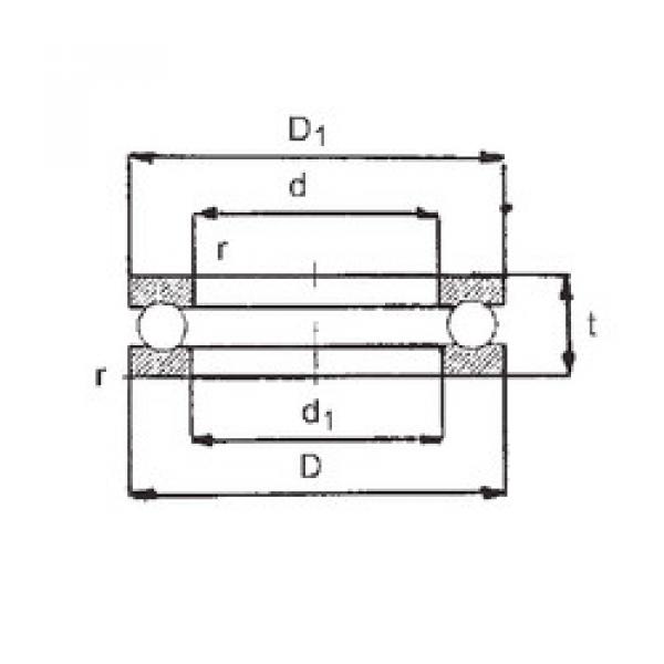 Подшипник 51109 FBJ #1 image