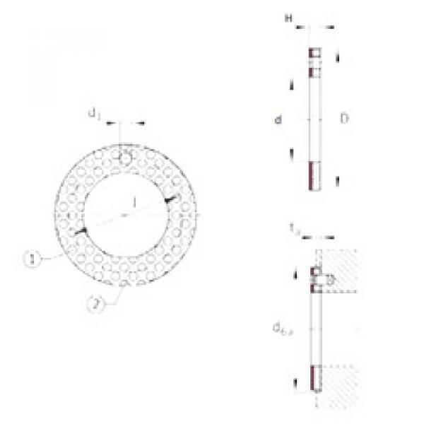 Подшипник EGW20-E50 INA #1 image