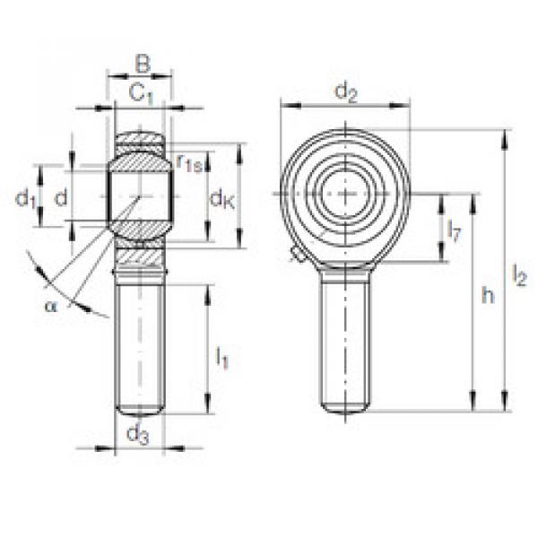 Подшипник GAKR 30 PB INA #1 image