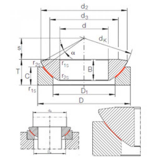 Подшипник GE 340 AW INA #1 image