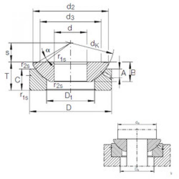 Подшипник GE 140 AX INA #1 image