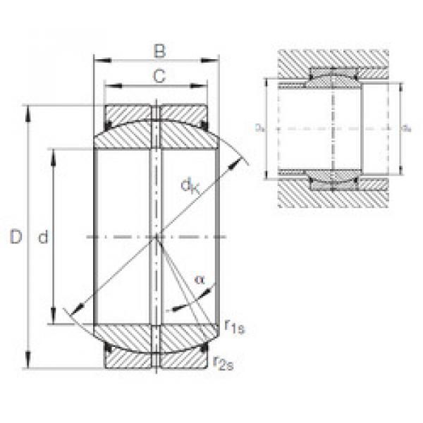 Подшипник GE 160 DO-2RS INA #1 image