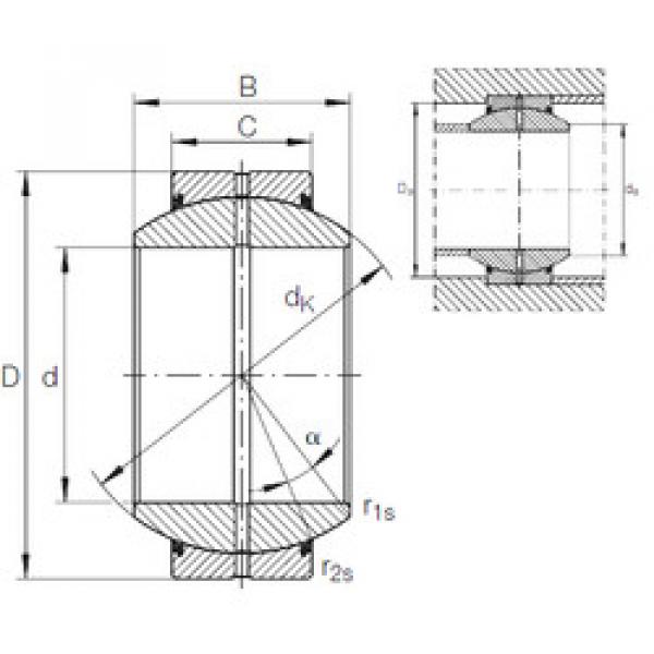 Подшипник GE 45 FO-2RS INA #1 image