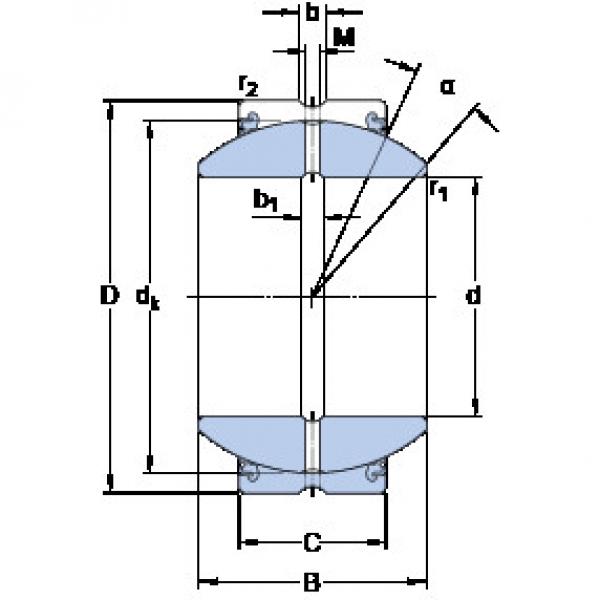 Подшипник GEH 20 ESX-2LS SKF #1 image