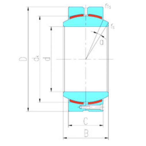 Подшипник GEH180HC LS #1 image