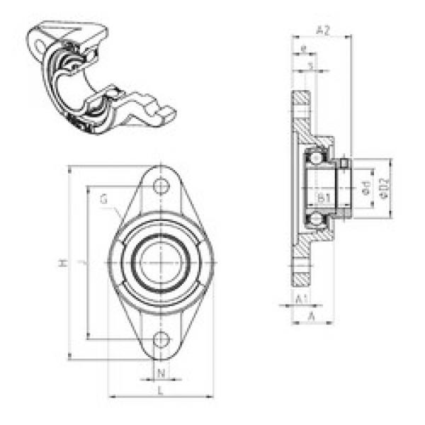 Подшипник ESFL206 SNR #1 image