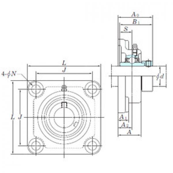 Подшипник NANF212 KOYO #1 image