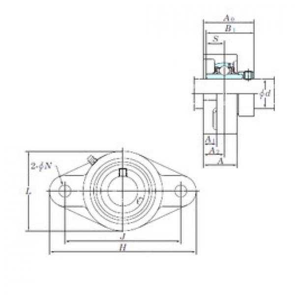 Подшипник NANFL211 KOYO #1 image