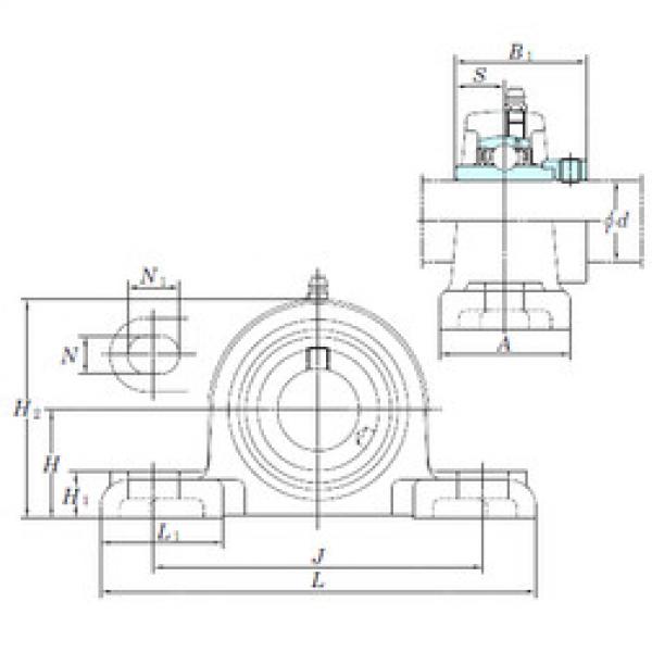 Подшипник NAPK202-10 KOYO #1 image